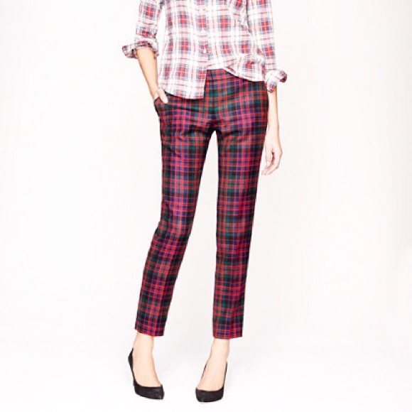 J Crew Tartan Pants Outlet Sale, UP TO 